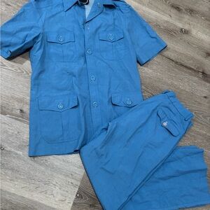 Vintage 70s safari suit